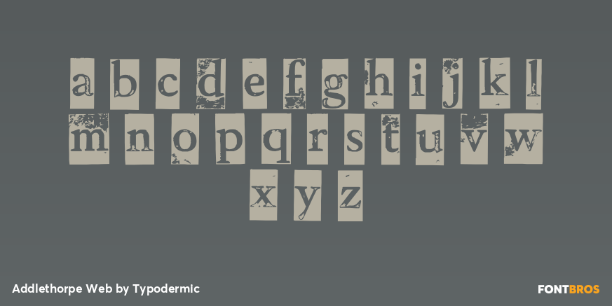 Addlethorpe Web Font Poster #3