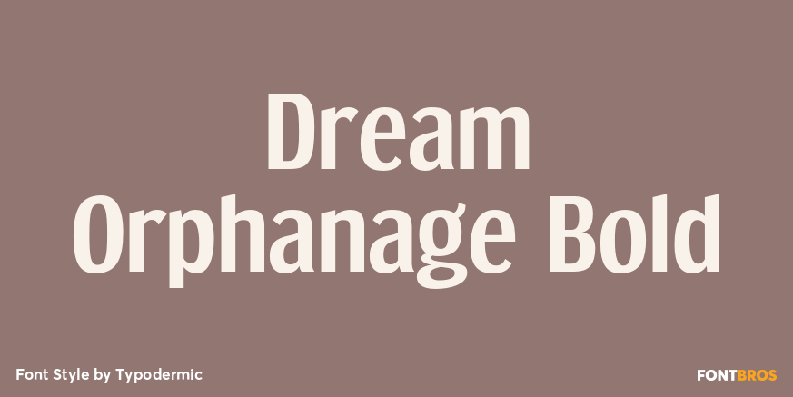 Dream Orphanage Bold Font Poster #1