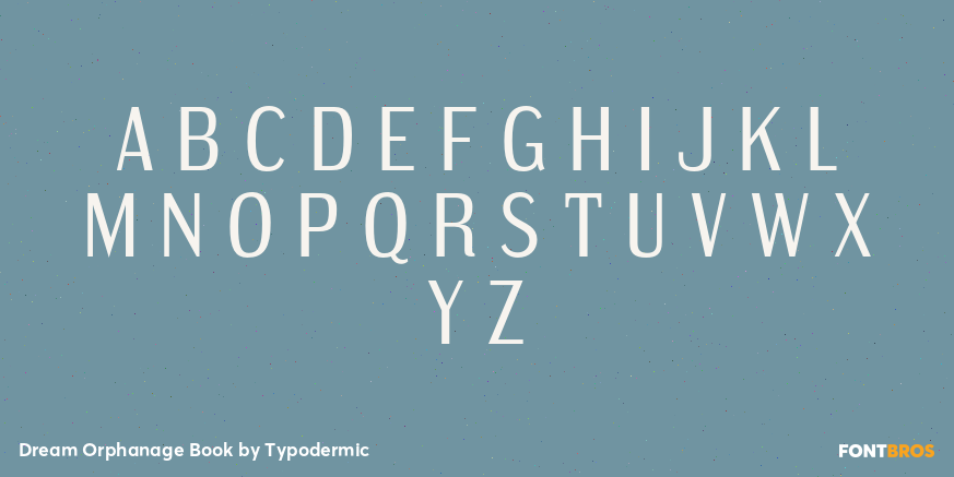 Dream Orphanage Book Font Poster #2