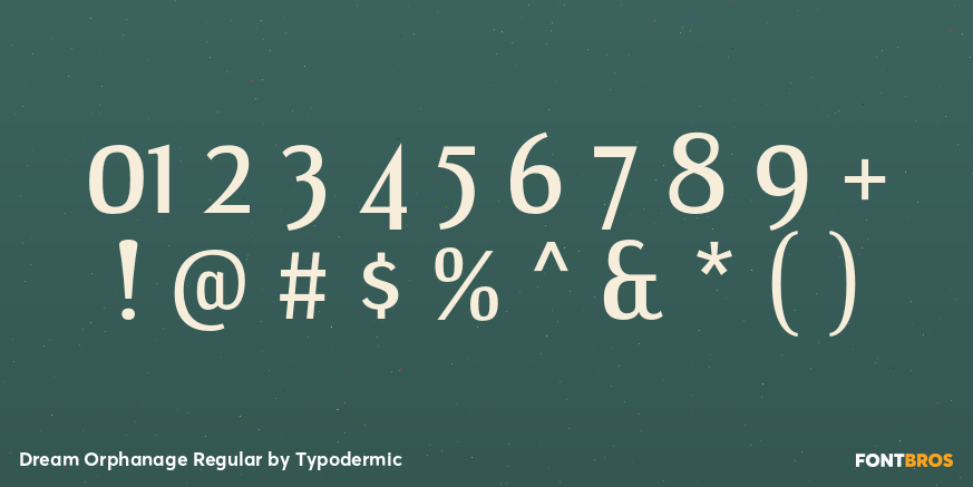 Dream Orphanage Regular Font Poster #1