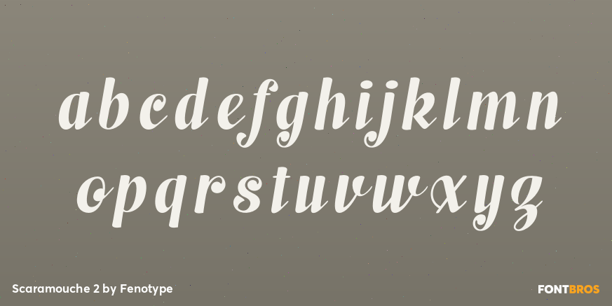 Scaramouche 2 Font Poster #3