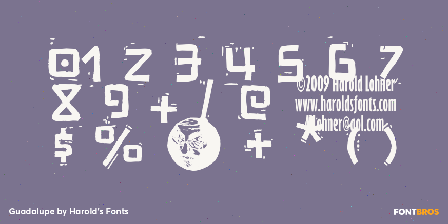 Guadalupe Font Poster #4