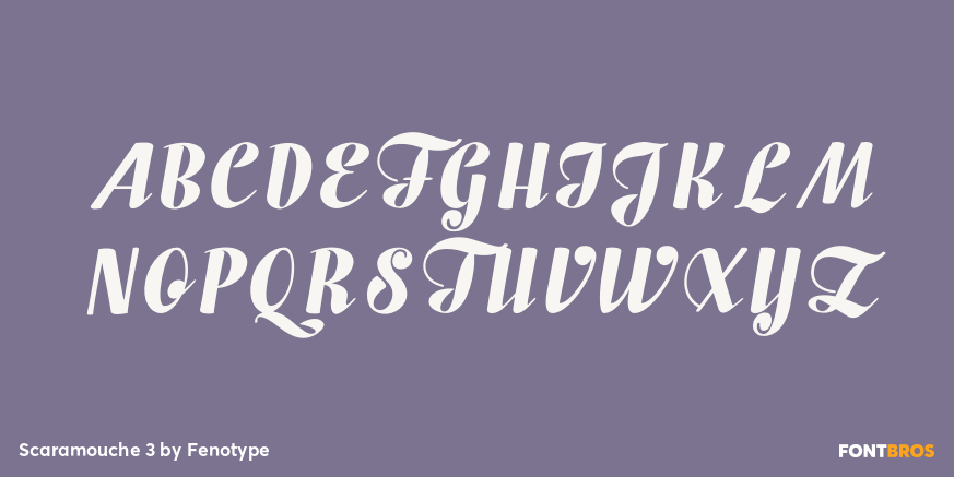 Scaramouche 3 Font Poster #1