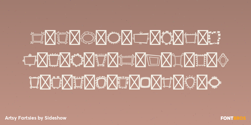 Artsy Fartsies Font Poster #2