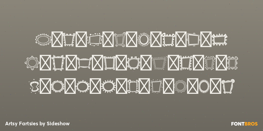 Artsy Fartsies Font Poster #3