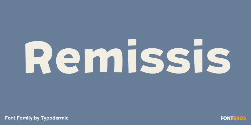 Remissis Font Poster