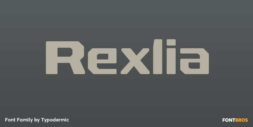 Rexlia Font Poster