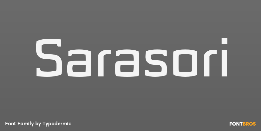Sarasori Font Poster #1