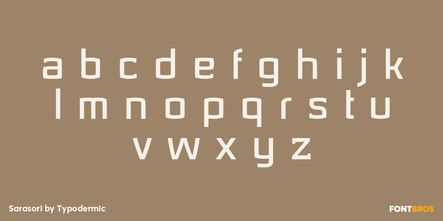 Sarasori Font Poster #1