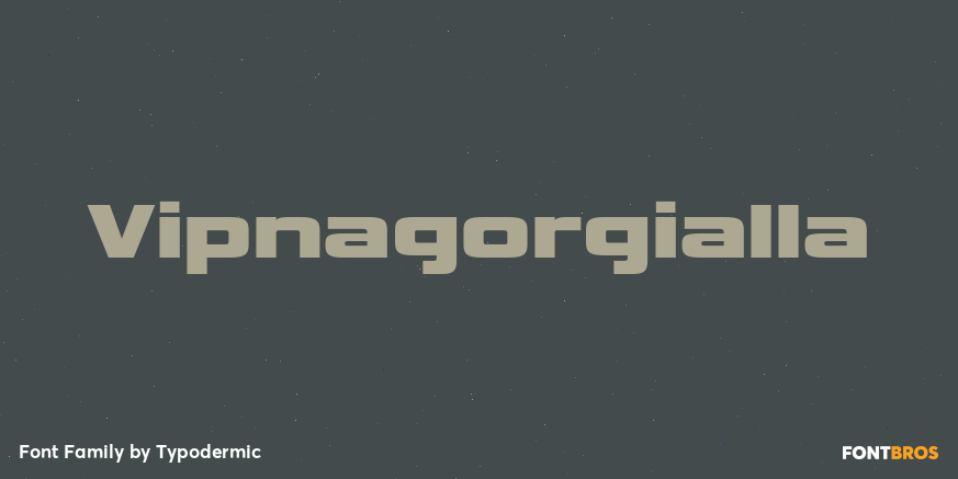 Vipnagorgialla Font Poster