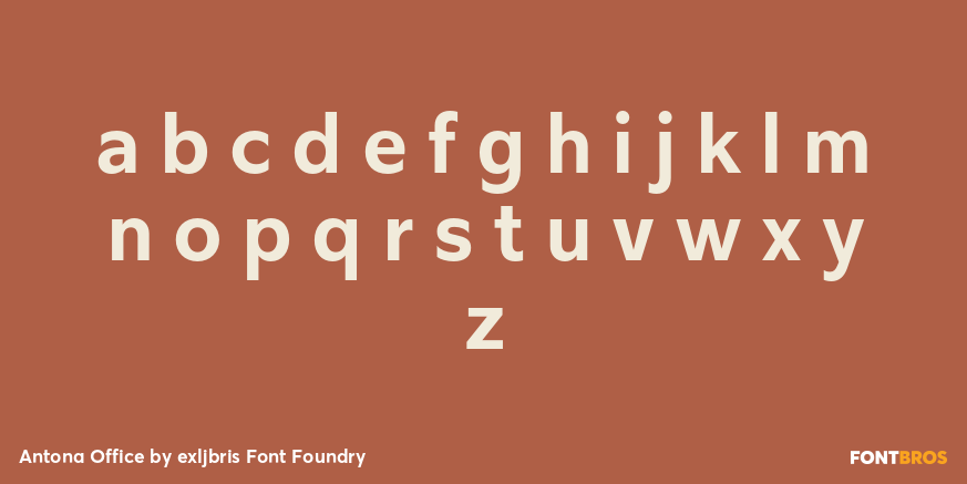 Antona Office Font Poster #3