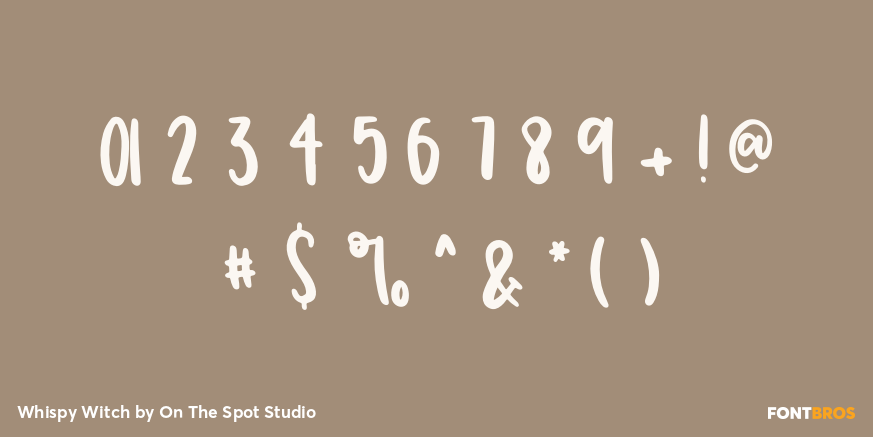 Whispy Witch Font Poster #4