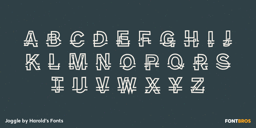 Joggle Font Poster #2