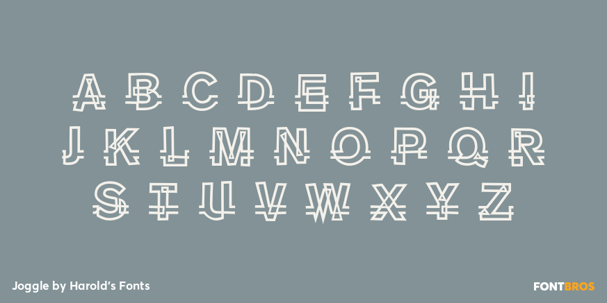 Joggle Font Poster #3