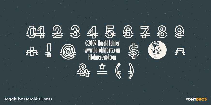 Joggle Font Poster #4