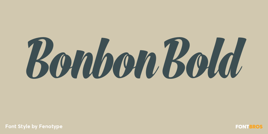 Bonbon Bold Poster