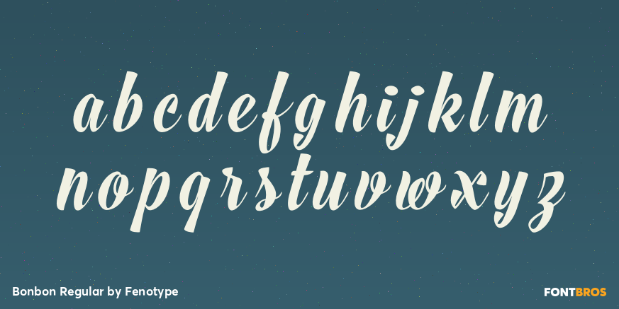 Bonbon Regular Font Poster #3