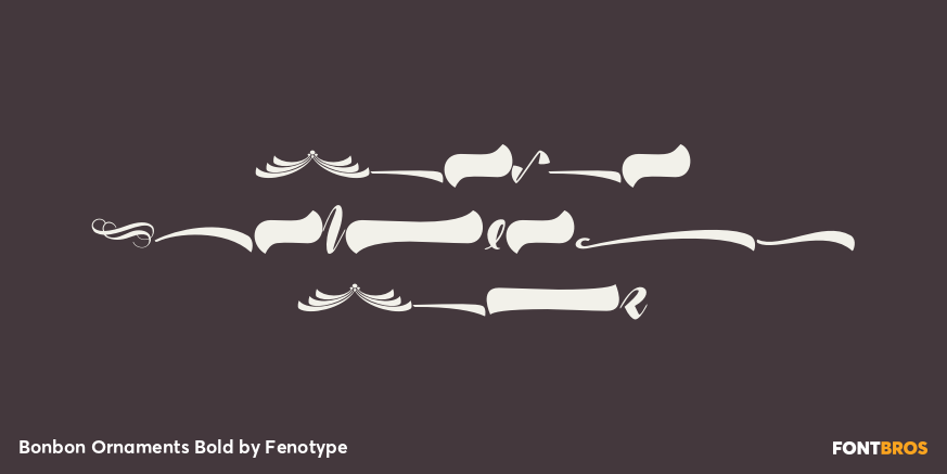 Bonbon Ornaments Bold Poster