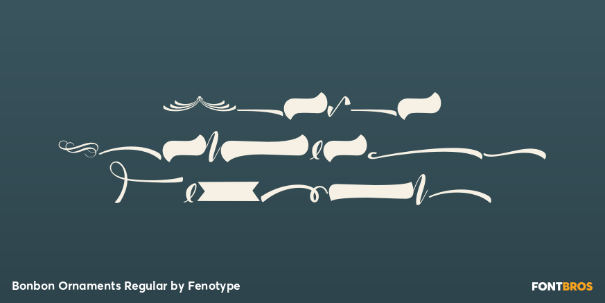 Bonbon Ornaments Regular Poster