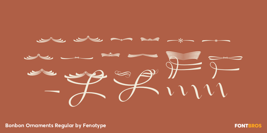 Bonbon Ornaments Regular Font Poster #2