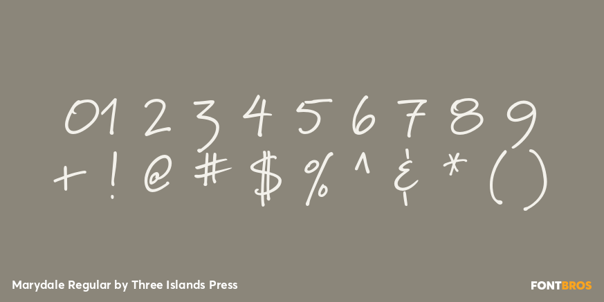 Marydale Regular Font Poster #4
