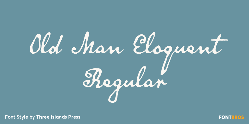 Old Man Eloquent Regular Poster
