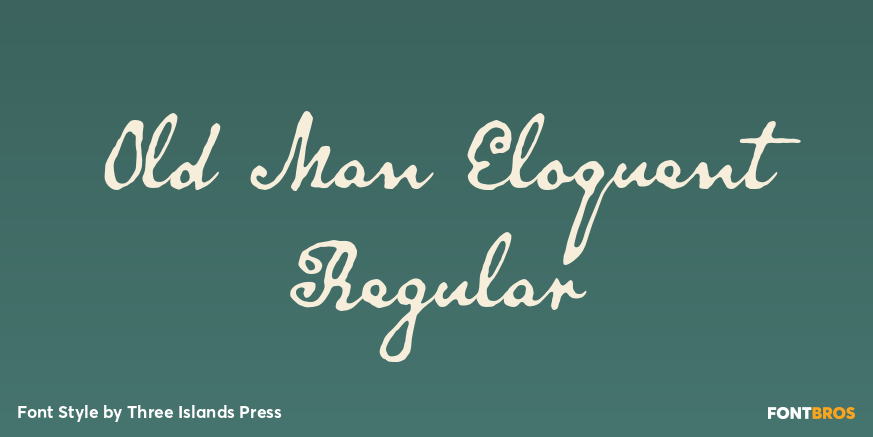 Old Man Eloquent Regular Poster