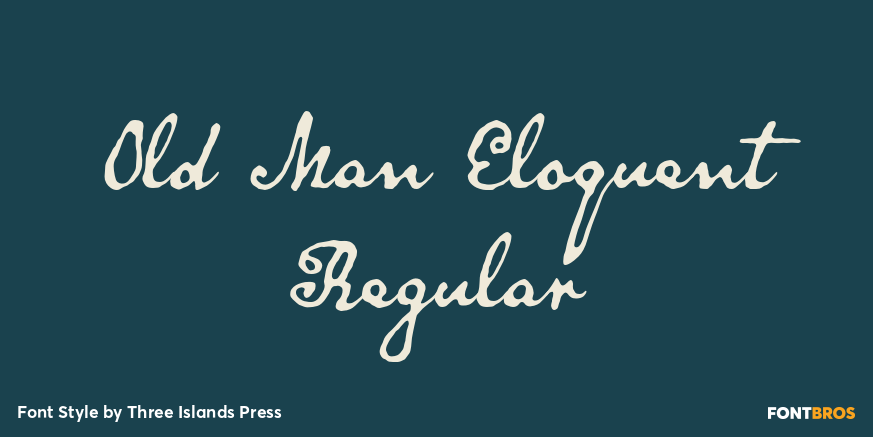 Old Man Eloquent Regular Poster