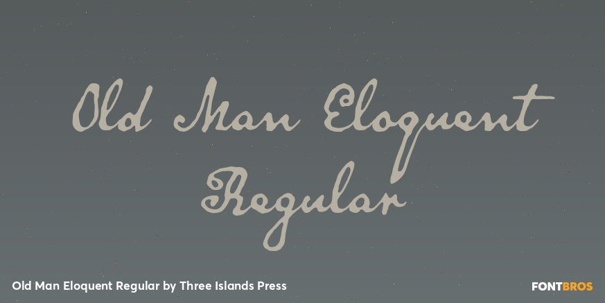 Old Man Eloquent Regular Poster