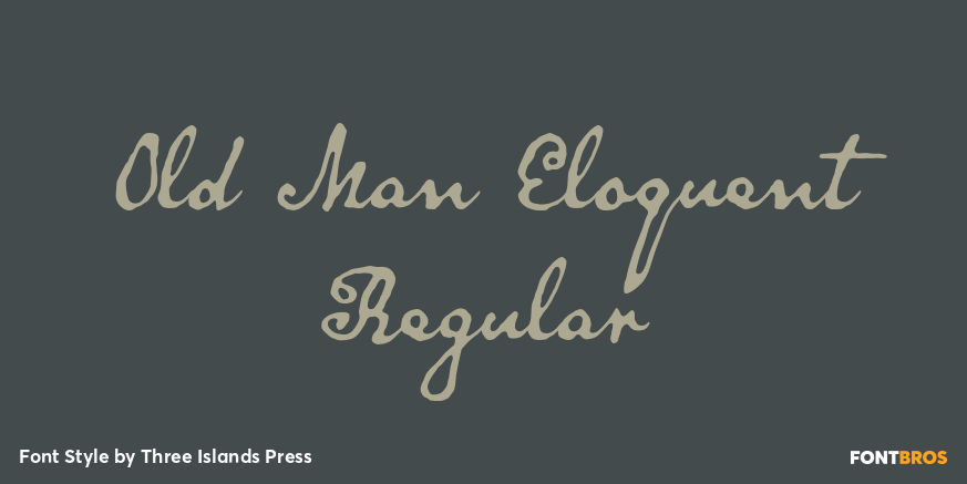 Old Man Eloquent Regular Poster