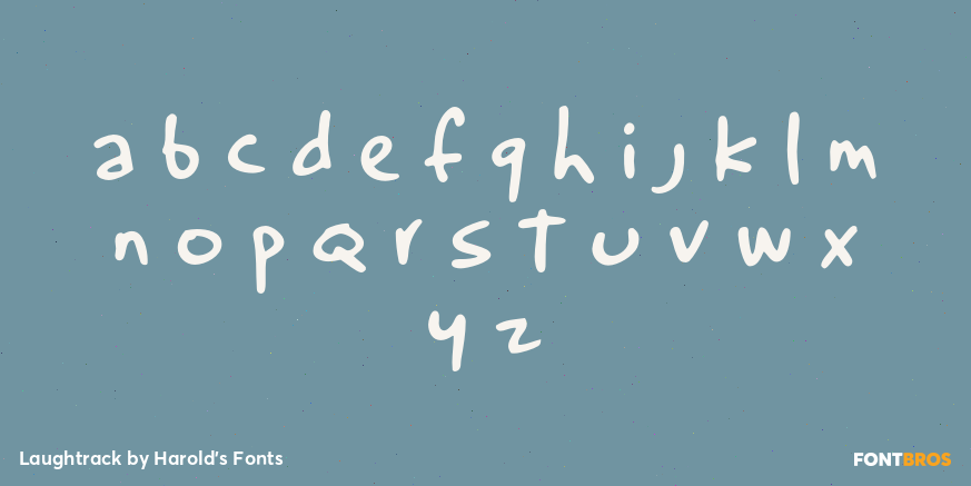 Laughtrack Font Poster #3