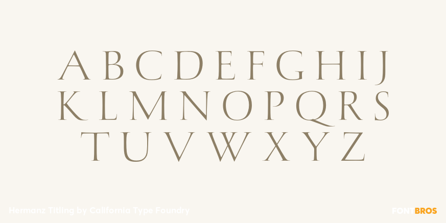 Hermanz Titling Font Poster #1