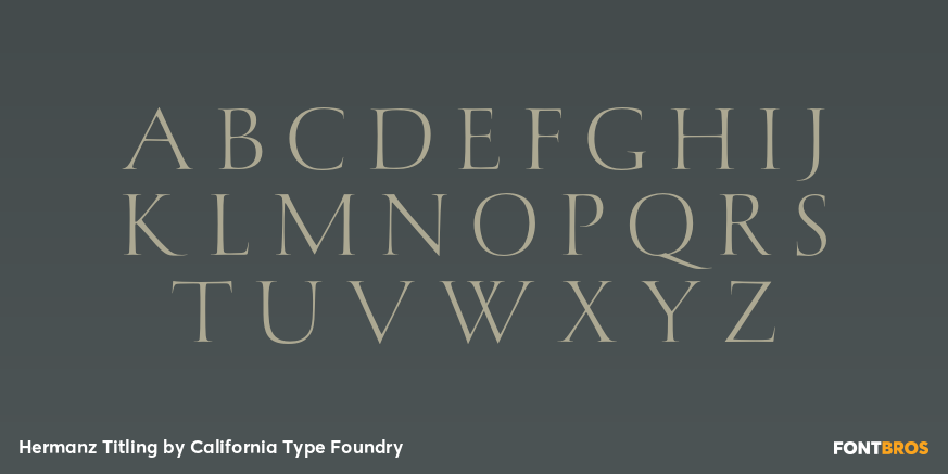 Hermanz Titling Font Poster #1