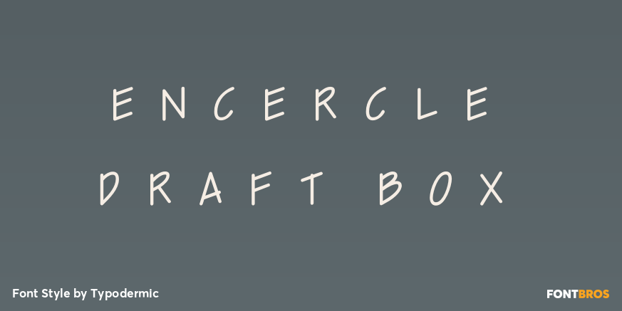 Encercle Draft BOX Poster