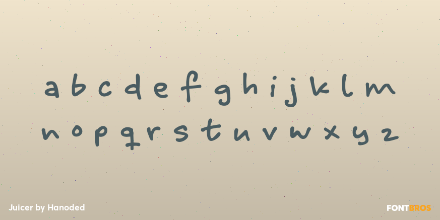 Juicer Font Poster #3