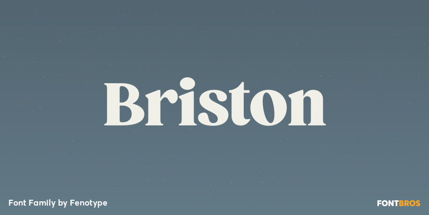 Briston Font Poster
