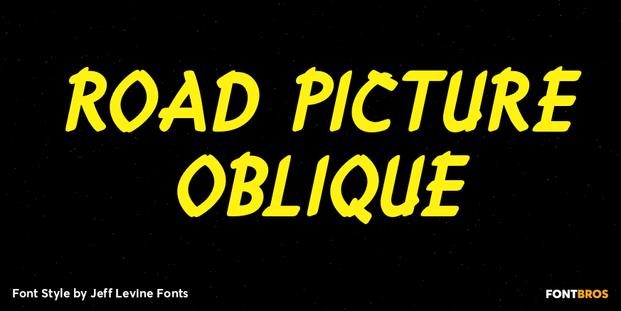 Road Picture Oblique Poster