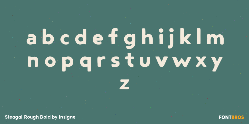 Steagal Rough Bold Font Poster #3