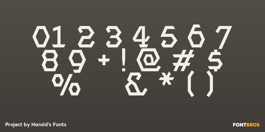 Project Font Poster #4