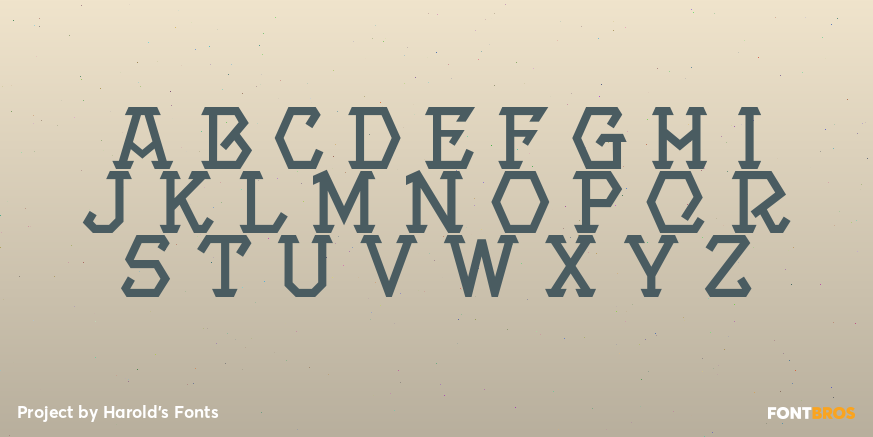 Project Font Poster #1