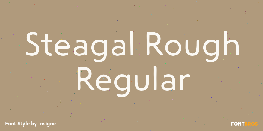 Steagal Rough Regular Font Poster #1