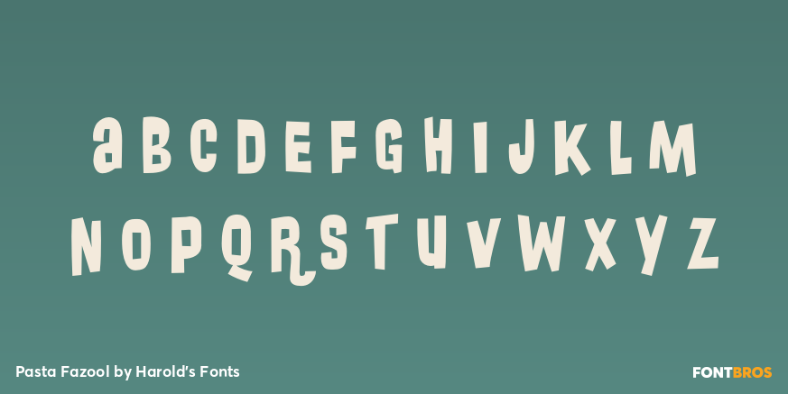 Pasta Fazool Font Poster #1