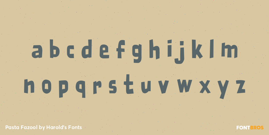 Pasta Fazool Font Poster #1