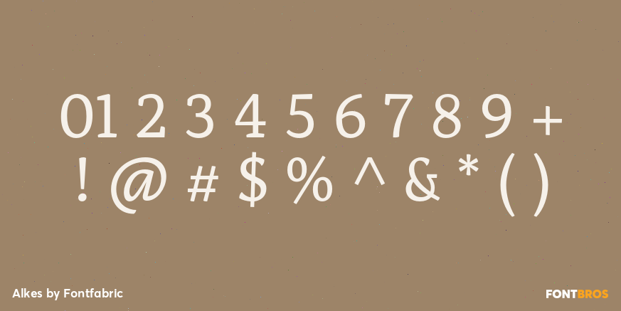 Alkes Font Poster #1