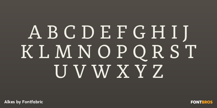 Alkes Font Poster #1