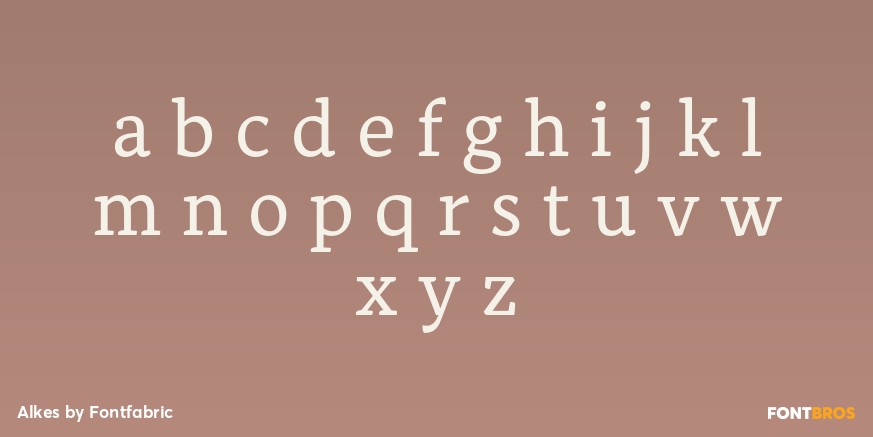 Alkes Font Poster #1