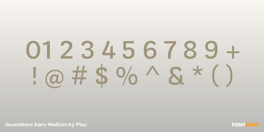 Guanabara Sans Medium Font Poster #4