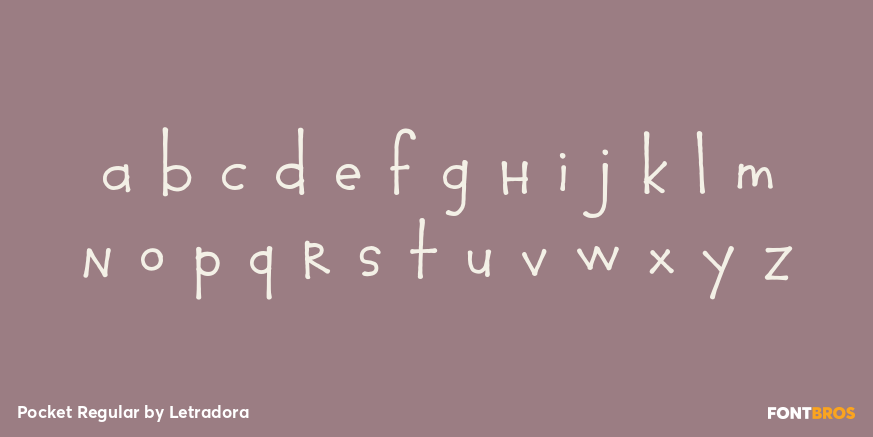 Pocket Regular Font Poster #3
