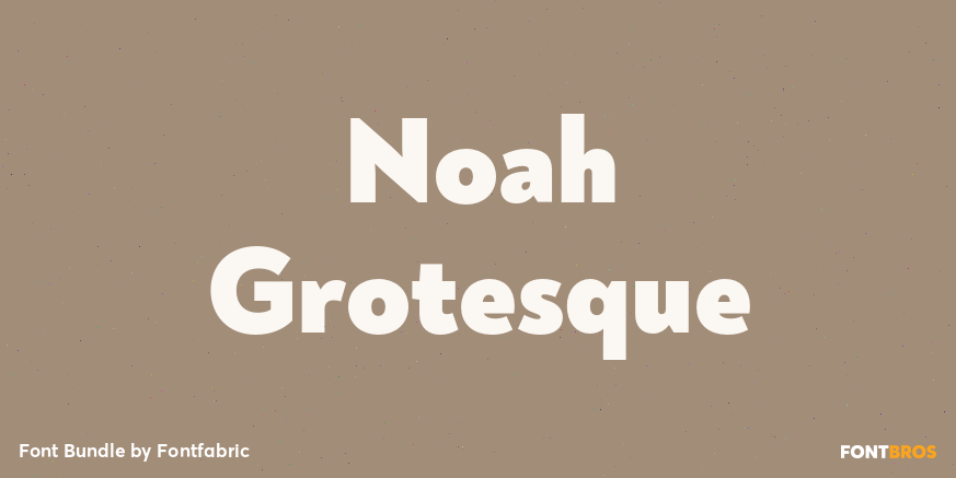 Noah Grotesque Poster