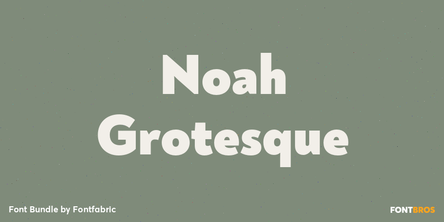 Noah Grotesque Poster